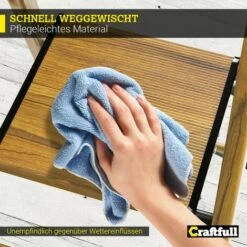 Craftfull Stehleiter CF-133A Aluminium-Haushaltsleiter Klappbar Holzoptik (2 Stufen Holz Edition) -Leitern Verkaufsladen 54809751 5