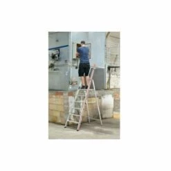 Hymer Plattformleiter Mit Handlauf, 4 Sprossen 9 Hymer Plattformleiter Mit Handlauf, 4 Sprossen -Leitern Verkaufsladen 55060548 5