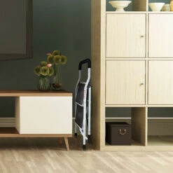LIFCAUSAL Klappbarer Trittleiter Mit 2 Stufen, Mit Rutschfestem, Robustem Und Breitem Pedal, 330 Lbs Kapazität, Vielseitig Verwendbar Für Zuhause Und Küche, Platzsparend 9 LIFCAUSAL Klappbarer Trittleiter Mit 2 Stufen, Mit Rutschfestem, Robustem Und Breitem Pedal, 330 Lbs Kapazität, Vielseitig Verwendbar Für Zuhause Und Küche, Platzsparend -Leitern Verkaufsladen 55152905 5