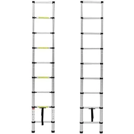 LIFCAUSAL 2,6 M Teleskopleiter Mehrzweck-Teleskopleiter-Verlängerung Aus Aluminium Erweitern Sie Die Tragbare Leiter. Faltbare Leiter. EN131- Und CE-Normen 2 LIFCAUSAL 2,6 M Teleskopleiter Mehrzweck-Teleskopleiter-Verlängerung Aus Aluminium Erweitern Sie Die Tragbare Leiter. Faltbare Leiter. EN131- Und CE-Normen – Bild 2