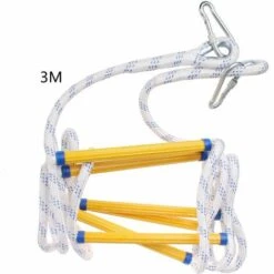 WOTTES Notausstiegs Strickleiter Außenfenster Balkon Rutschfeste Sicherheits Evakuierungsleiter Feuerrettungsleiter(3M) -Leitern Verkaufsladen 55287909 4