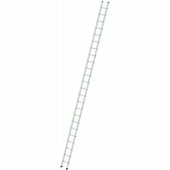 Günzburger Steigtechnik Sprossen-Anlegeleiter 350mm Breit Ohne Traverse 24 Sprossen