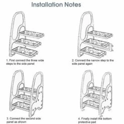 Kinder Tritthocker, Dreistufig Trittschemel, Kinderschemel Aus Kunststoff, Kinderhocker Perfekt Für Kinderzimmer, Küche Und Badezimmer, Weiß Vinteky 9 Kinder Tritthocker, Dreistufig Trittschemel, Kinderschemel Aus Kunststoff, Kinderhocker Perfekt Für Kinderzimmer, Küche Und Badezimmer, Weiß Vinteky -Leitern Verkaufsladen 56407461 5