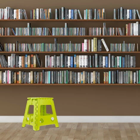 Relaxdays Tritthocker, Klappbar, Rutschfest, 120 Kg Belastbar, Tragegriff, Klapphocker HxBxT 39 X 38,5 X 32 Cm, Hellgrün 3 Relaxdays Tritthocker, Klappbar, Rutschfest, 120 Kg Belastbar, Tragegriff, Klapphocker HxBxT 39 X 38,5 X 32 Cm, Hellgrün – Bild 3