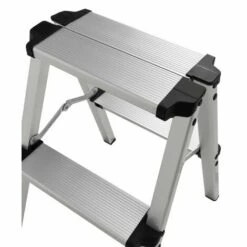 Craftfull Doppel-Klapptritt CF-131A Trittleiter Stufenstehleiter Alu Leiter (2 X 2 Stufen) 7 Craftfull Doppel-Klapptritt CF-131A Trittleiter Stufenstehleiter Alu Leiter (2 X 2 Stufen) -Leitern Verkaufsladen 58748135 3