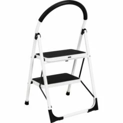 Craftfull Klapptritt CF-130A Trittleiter Aluminium Leiter Haushaltsleiter Weiß (2 Stufen) -Leitern Verkaufsladen 61267929 3