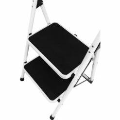 Craftfull Klapptritt CF-130A Trittleiter Aluminium Leiter Haushaltsleiter Weiß (2 Stufen) -Leitern Verkaufsladen 61267929 5