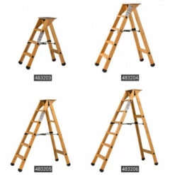 CENTAURE Holzstehleiter Mit Ablage - 3 Stufen - Hauteur Maximale 2.25 - 483203 6 CENTAURE Holzstehleiter Mit Ablage - 3 Stufen - Hauteur Maximale 2.25 - 483203 -Leitern Verkaufsladen 62416275 3