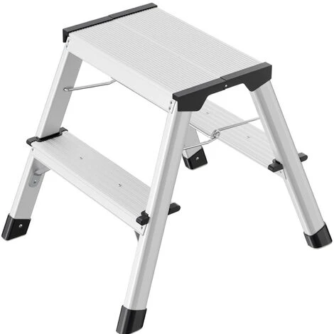 HAILO-WERK HAIGER Hailo Alu-Trittleiter D60 StandardLine 2x3 Stufen 1 HAILO-WERK HAIGER Hailo Alu-Trittleiter D60 StandardLine 2x3 Stufen