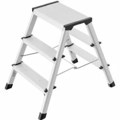 HAILO-WERK HAIGER Hailo Alu-Trittleiter D60 StandardLine 2x3 Stufen 9 HAILO-WERK HAIGER Hailo Alu-Trittleiter D60 StandardLine 2x3 Stufen -Leitern Verkaufsladen 63726766 5