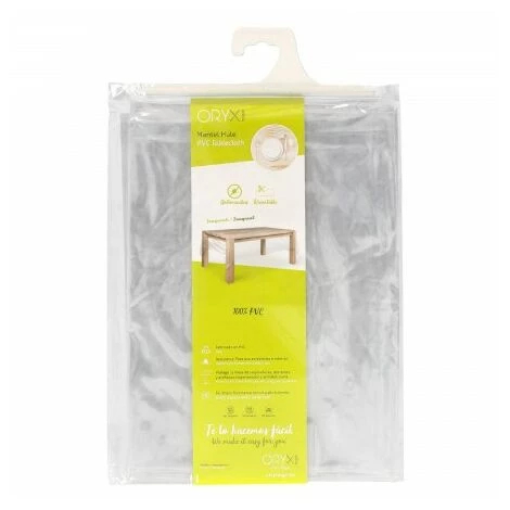 ORYX Mantel Hule Rectangular Transparente Antimanchas Pvc 140x250 Cm. Recortable Uso Interior Y Exterior 5 ORYX Mantel Hule Rectangular Transparente Antimanchas Pvc 140x250 Cm. Recortable Uso Interior Y Exterior – Bild 5