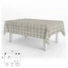 ORYX Mantel Hule Rectangular Estampado Madera Impermeable Antimanchas Pvc 140x250 Cm. Recortable Uso Interior Y Exterior