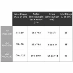 LEITER EXPERTEN - MATISERE Scherentreppe Für Bodenluke 70x80cm, Bodentreppe Scherenförmig Für Eine Lichte Raumhöhe Von 2,30m Bis 2,40m - LSZ7080/250 7 LEITER EXPERTEN - MATISERE Scherentreppe Für Bodenluke 70x80cm, Bodentreppe Scherenförmig Für Eine Lichte Raumhöhe Von 2,30m Bis 2,40m - LSZ7080/250 -Leitern Verkaufsladen 64025193 3
