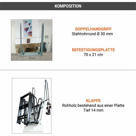 LEITER EXPERTEN - MATISERE Mehrteilige Stufenleiter Klappbar Für Zwischengeschoss - Dachbonleiter Klappbar Weiss - Handlauf Beidseitig - PALCO/P/B/2M 4 LEITER EXPERTEN - MATISERE Mehrteilige Stufenleiter Klappbar Für Zwischengeschoss - Dachbonleiter Klappbar Weiss - Handlauf Beidseitig - PALCO/P/B/2M – Bild 4