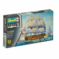 Revell Modellbausatz Schiff 1:450 - HMS Victory Im Ma&szlig;stab 1:450, Level 3, Originalgetreue Nachbildung Mit Vielen Details, Segelschiff, 05819 Ma&szlig;stabsgetreue Modell Ersatzteil & Zubehör -Leitern Verkaufsladen 64791405 4