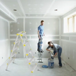 XUNDD Klappleiter, Aluminium Leichte Trittleiter, Doppelseitig Eine Trittleiter Klappbarer Tritthocker Mit Rutschfestem Breitem Pedal Perfekt Für Küche Und Haushalt (5-Stufen-Leiter) -Leitern Verkaufsladen 64846957 4