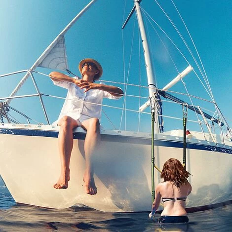 DONTODENT Boots-Strickleiter, Tragbare Boots-Strickleiter-Verlängerungs-Angel-Strickleiter Für Schlauchboote, Kajak – Gelb 5 Step 5 DONTODENT Boots-Strickleiter, Tragbare Boots-Strickleiter-Verlängerungs-Angel-Strickleiter Für Schlauchboote, Kajak – Gelb 5 Step – Bild 5