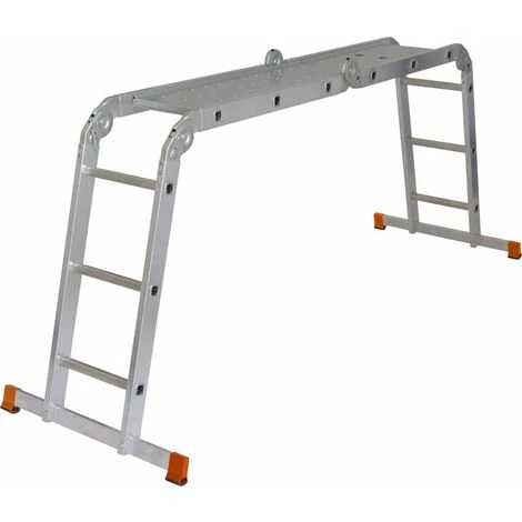 Krause Corda Sprossen-Gelenkleiter 4 X 3 Sprossen Mit Podest 1 Krause Corda Sprossen-Gelenkleiter 4 X 3 Sprossen Mit Podest