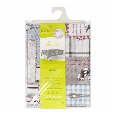 ORYX Mantel Hule Rectangular Menu Restaurante Impermeable Antimanchas Pvc 140x250 Cm. Recortable Uso Interior Y Exterior 4 ORYX Mantel Hule Rectangular Menu Restaurante Impermeable Antimanchas Pvc 140x250 Cm. Recortable Uso Interior Y Exterior – Bild 4