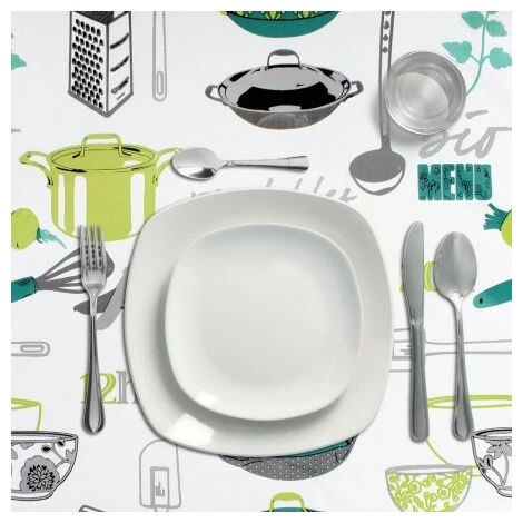 ORYX Mantel Hule Redondo Accesorios Cocina Impermeable Antimanchas Pvc Ø 140 Cm. Uso Interior Y Exterior 2 ORYX Mantel Hule Redondo Accesorios Cocina Impermeable Antimanchas Pvc Ø 140 Cm. Uso Interior Y Exterior – Bild 2