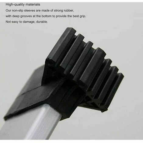 ECHOO Leiterfußabdeckungen Fußverlängerung Leiterfüße Leiter Rutschfeste Gummipads Universelle Rutschfeste Gummileiter-Ersatzfüße (4 Stück) 3 ECHOO Leiterfußabdeckungen Fußverlängerung Leiterfüße Leiter Rutschfeste Gummipads Universelle Rutschfeste Gummileiter-Ersatzfüße (4 Stück) – Bild 3