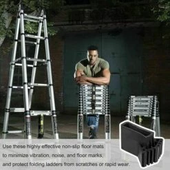 ECHOO Leiterfußabdeckungen Fußverlängerung Leiterfüße Leiter Rutschfeste Gummipads Universelle Rutschfeste Gummileiter-Ersatzfüße (4 Stück) 9 ECHOO Leiterfußabdeckungen Fußverlängerung Leiterfüße Leiter Rutschfeste Gummipads Universelle Rutschfeste Gummileiter-Ersatzfüße (4 Stück) -Leitern Verkaufsladen 67883239 5