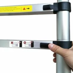 GT MARKET Teleskopleiter 2 Meter, Aluminium, 150 Kg Belastbarkeit -Leitern Verkaufsladen 7561854 5