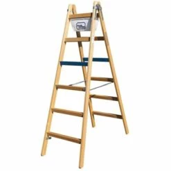 ILLER-LEITER Breitsprossenstehleiter 1105-7