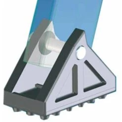 Zarges Schwenkfüße Mit Gummiauflage 100x55mm 1 Stück