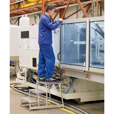 Zarges Aluminium Montagetritt Starr AFA P 1 Stufe 2 Zarges Aluminium Montagetritt Starr AFA P 1 Stufe – Bild 2