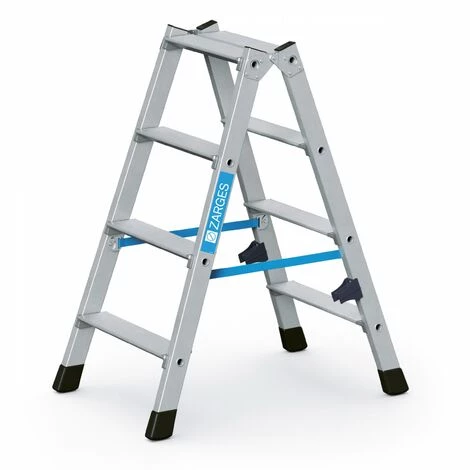 Zarges Gebördelte Doppelstufenleiter Nova B 2x4 Stufen 1 Zarges Gebördelte Doppelstufenleiter Nova B 2x4 Stufen