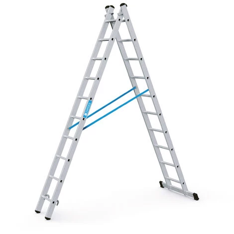 Zarges Kombileiter Combimaster Plus X 2x10 Sprossen 1 Zarges Kombileiter Combimaster Plus X 2x10 Sprossen