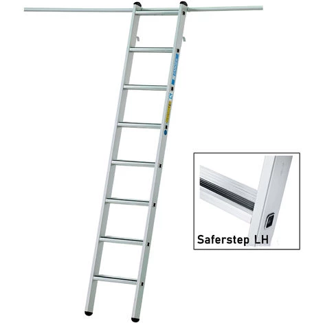 Zarges Regaleinhängeleiter Saferstep LH Mit 14 Stufen 1 Zarges Regaleinhängeleiter Saferstep LH Mit 14 Stufen