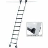 Zarges Regalleiter Fahrbar Comfortstep Trec LH 7 Stufen