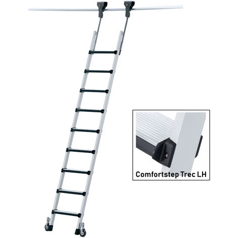 Zarges Regalleiter Fahrbar Comfortstep Trec LH 7 Stufen 1 Zarges Regalleiter Fahrbar Comfortstep Trec LH 7 Stufen