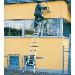 Zarges Teleskop-Mehrzweckleiter Variomax V 4x3 Sprossen -Leitern Verkaufsladen 8511712 4