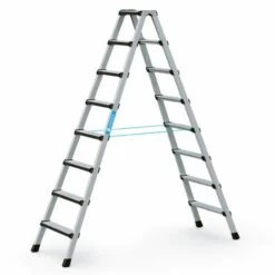 Zarges Comfortstep B Stehleiter Mit Gepolsterter Stufen-Vorderkante 2x7 Stufen