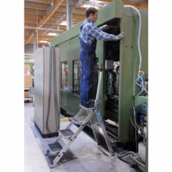 Zarges Sicherheitstreppe Plazamax P Klappbar Mit Gummibelag Mit Sicherheitsbügel 5 Stufen -Leitern Verkaufsladen 8511778 3