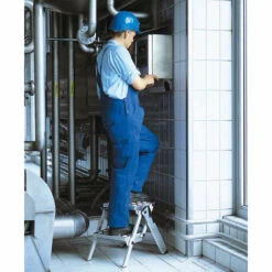 Zarges Sicherheitstreppe Plazamax P Klappbar Mit Gummibelag Mit Sicherheitsbügel 5 Stufen -Leitern Verkaufsladen 8511778 4