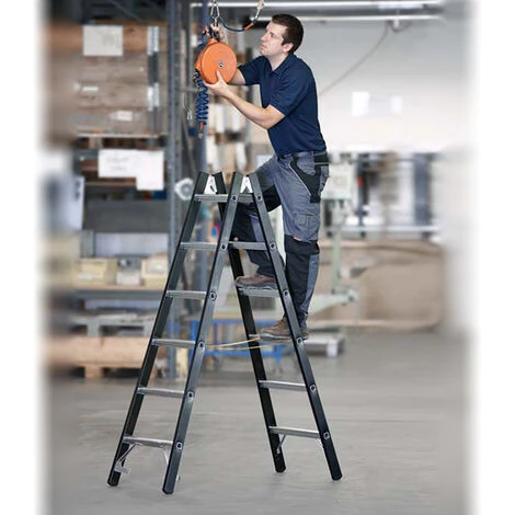 Zarges SL Doppelleiter Megastep B 2x6 Stufen 2 Zarges SL Doppelleiter Megastep B 2x6 Stufen – Bild 2