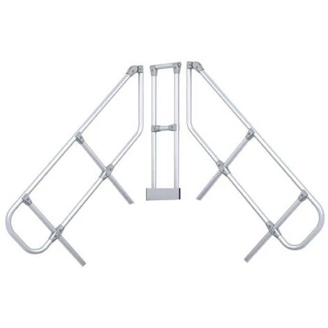 Zarges Handlauf Und Plattformgeländer Für Überstieg 60° Mit 9 Stufen 1 Zarges Handlauf Und Plattformgeländer Für Überstieg 60° Mit 9 Stufen