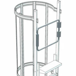 Zarges Sicherungsschranke In Bügelform Mit Federmechanik Stahl Verzinkt