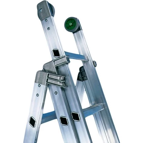 Facal Mehrzweckleiter DAMA 3-teilig 3x12 Sprossen 2 Facal Mehrzweckleiter DAMA 3-teilig 3x12 Sprossen – Bild 2