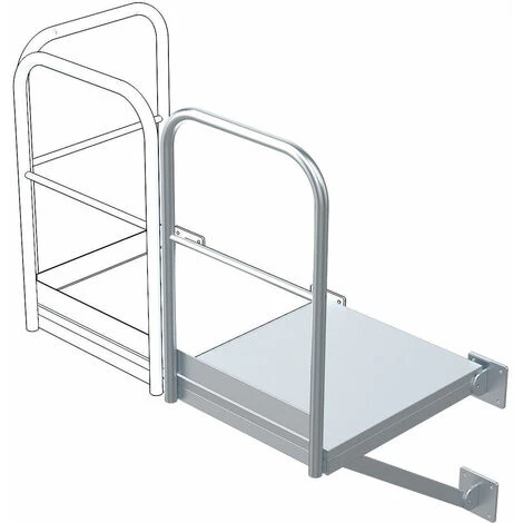 Zarges Erweiterungspodest Für Steigleiter 940x1.000mm Stahl Verzinkt 1 Zarges Erweiterungspodest Für Steigleiter 940x1.000mm Stahl Verzinkt