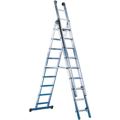 Facal Mehrzweckleiter DAMA 3-teilig 3x11 Sprossen 1 Facal Mehrzweckleiter DAMA 3-teilig 3x11 Sprossen