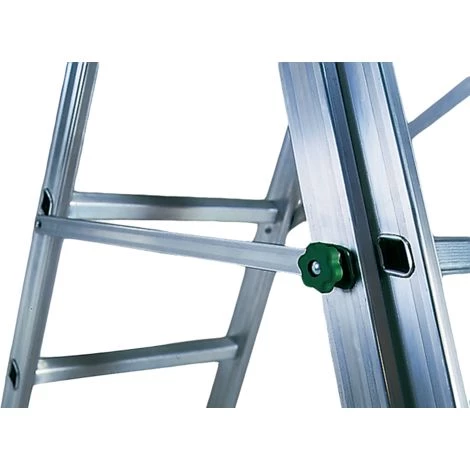 Facal Mehrzweckleiter DAMA 3-teilig 3x11 Sprossen 3 Facal Mehrzweckleiter DAMA 3-teilig 3x11 Sprossen – Bild 3