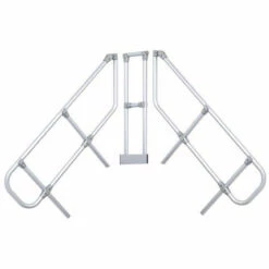 Zarges Handlauf Und Plattformgeländer Für Überstieg 60° Mit 8 Stufen