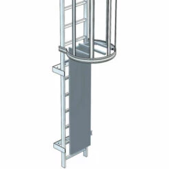 Zarges Sicherungstür Für Wartungsleitern Stahl Verzinkt