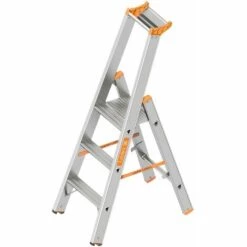 Layher Topic 1064 Stufenstehleiter 3 Stufen