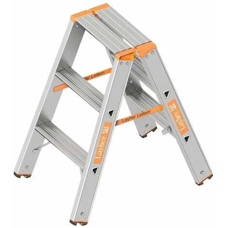 Layher Topic 1043 Stufenstehleiter 2x3 Stufen 1 Layher Topic 1043 Stufenstehleiter 2x3 Stufen